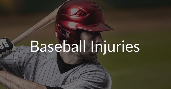 Baseball / Softball Injury